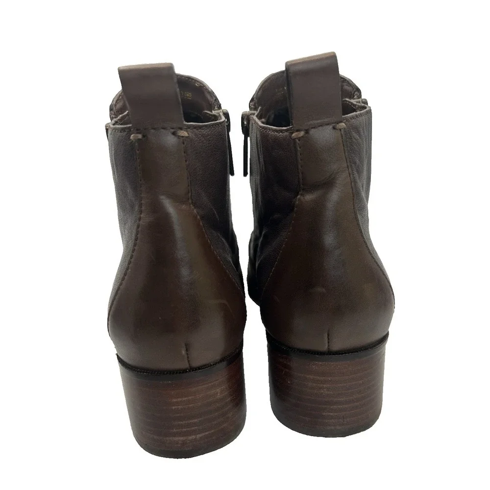 Cole Haan Ankle Boot Double Zip Effortless Closet Staple Size 9‎ 1/2